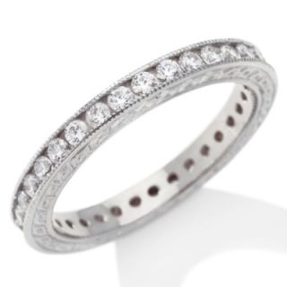 LAURA M. Absolute™ Textured Eternity Band Ring