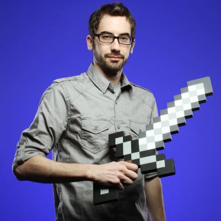 ThinkGeek :: Minecraft Foam Sword