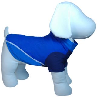 Home Dog Apparel PlayaPup UV Protective Rashguard Shirt in Ocean Blue