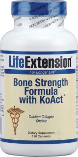 Life Extension Bone Strength Formula with KoAct™    120 Capsules 