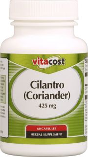 Vitacost Cilantro (Coriander)    425 mg   60 Capsules   Vitacost 
