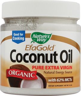 Natures Way EfaGold® Coconut Oil    16 fl oz   Vitacost 