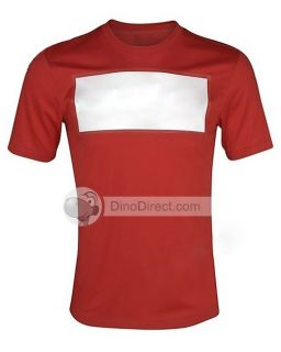 Wholesale Danso Poland Red & White Men Soccer Uniform Sets 2Pcs 