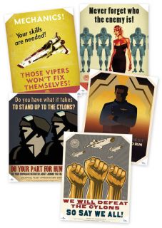   Battlestar Galactica Propaganda Posters