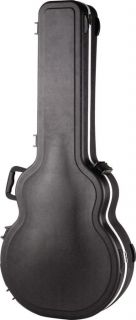 SKB SKB 20 Deluxe Jumbo Acoustic/Archtop Electric Guitar Case Black