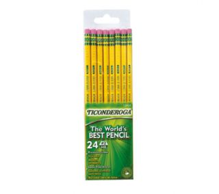 Ticonderoga Premium Quality Pencils, #2 Soft 24/pk