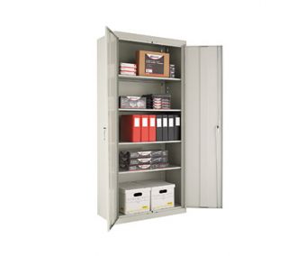Alera Steel Storage Cabinets, Five Shelf, 78 H x 36 W x 18 D