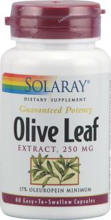 Solaray Olive Leaf Extract    250 mg   60 Capsules   Vitacost 