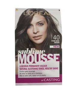 LOreal Sublime mousse pure dark brown   Boots