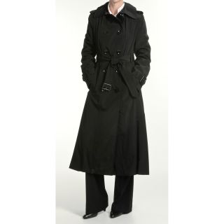 London Fog Faux Silk Trench Coat   Zip Out Liner (For Women)   Save 36 