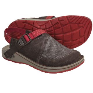 Chaco Woodstock Clogs (For Women) in Chocolate Brown/Sunburst