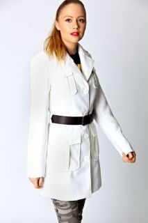  Sale  Coats & Jackets  Kate Wool Look 4 Pocket Belted 