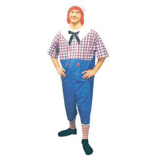 Raggedy Andy Mens Plus Costume   Size Plus (up to 48)