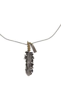 OBEY Two Feather Necklace   Urban Outfitters