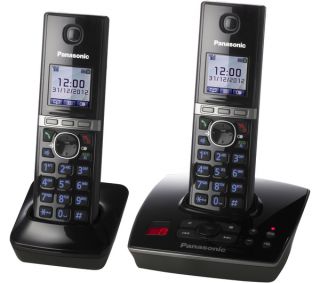 PANASONIC KX TG8062EB Digital Cordless Phone with Answer Machine 
