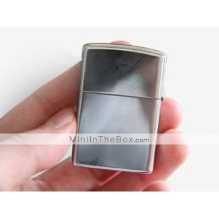 Metallic Oil Lighter Silver