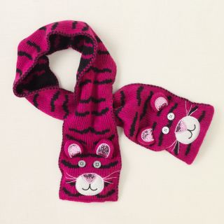 girl   outerwear   tiger scarf  Childrens Clothing  Kids Clothes 