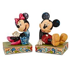 Minnie Mouse and Mickey Mouse Bookends by Jim Shore