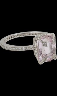 Cathy Waterman Kunzite & Diamond Ring 