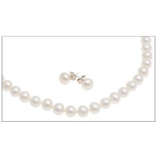 Jokara Freshwater Pearl Necklace and Earrings Set   Save 59% 