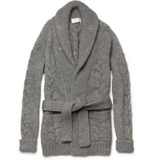 Yves Saint Laurent Long Chunky Knit Wool Blend Cardigan  MR PORTER