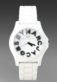 MARC BY MARC JACOBS Sloane Watch in White  
