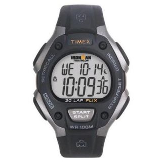 Timex Mens Ironman Black Resin Digital Sports Watch