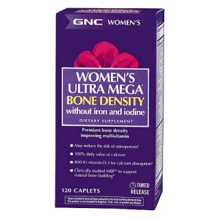 Buy the GNC Womens Ultra Mega® Bone Density without iron and iodine 