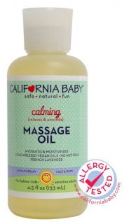 California Baby Massage Oil   Calming   4.5 oz   