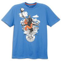 Nike KD Old Master T Shirt   Mens   Light Blue / Orange