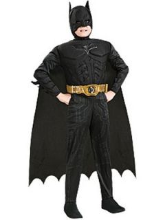 Boys Batman Deluxe Fancy Dress Costume Littlewoods