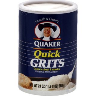 Quaker Instant Grits   White Grits   1 Canister (24 oz)  Meijer
