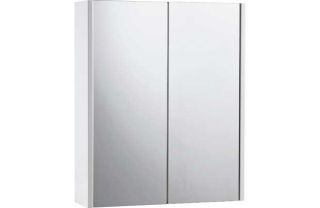 Double Mirrored Bathroom Cabinet   White. from Homebase.co.uk 