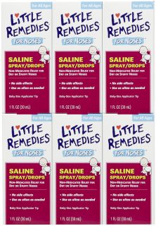 Little Noses Saline Spray/Drops, 6 ct   Best Price
