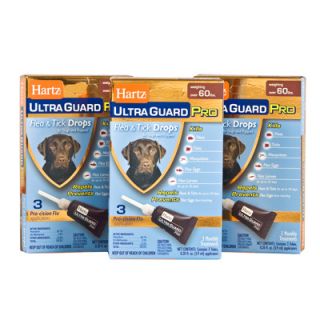 Hartz UltraGuard PRO Flea and Tick Drops for Dogs over 60 lb.   3 pk 