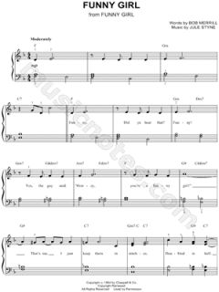 Barbra Streisand   Funny Girl Sheet Music (Easy Piano)   Download 