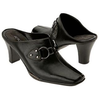 Womens Aerosoles Cinch Worm Black Leather Shoes 