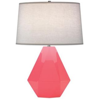 Robert Abbey Delta Schiaparelli Pink 22 1/2 High Table Lamp 