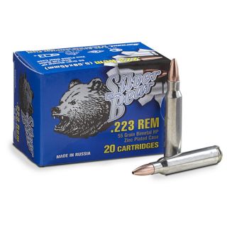 Silver Bear .223 Remington 55   Grain Hp Ammo   562081, .223 Ammo at 