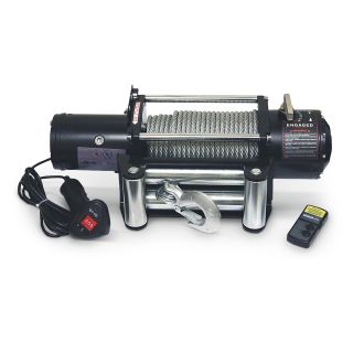 Grip® 9,500 lb. Winch; Includes 12V DC hookup wire assembly; Includes 
