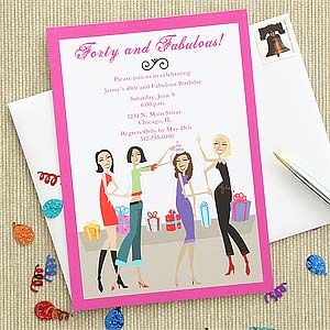 Girls Night Out Personalized Party Invitations   7240