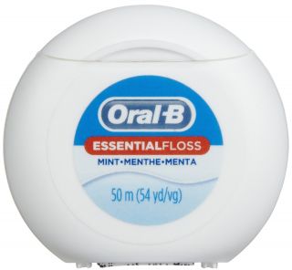 Oral B Essential Floss Waxed Dental Floss   