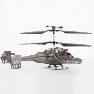 J6683 4 Channel Infrared Remote Control Helicopter Gray   Tmart