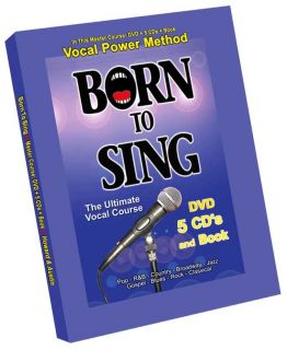 Vocal Power Born To Sing   The Ultimate Vocal Course, CD/DVD/Book