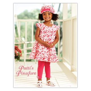 Kwik Sew Toddler Pattis Pinafore Dress, Pants, Hat (3902) Pattern 