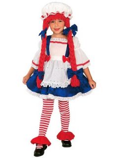 Girls Rag Doll Fancy Dress Costume Littlewoods