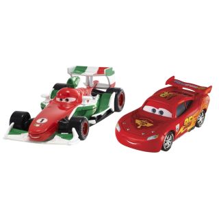 Cars 2 Francesco Bernoulli & Lightning McQueen with Party Wheels 