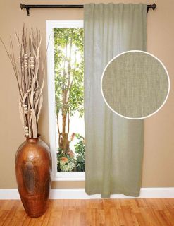 Luxe Linen Curtain Panel   Draperies & Tiebacks   Window Treatments 