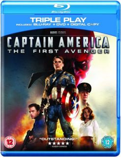 Captain America The First Avenger   Triple Play (Blu Ray, DVD and 
