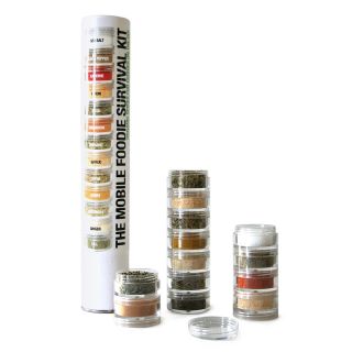 MOBILE FOODIE SURVIVAL KIT  Travel Spice Kit, Organic Spices 
